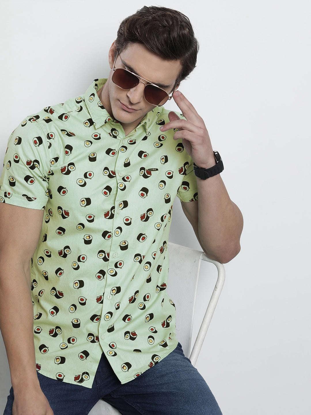 Men's Abstract Printed Shirt