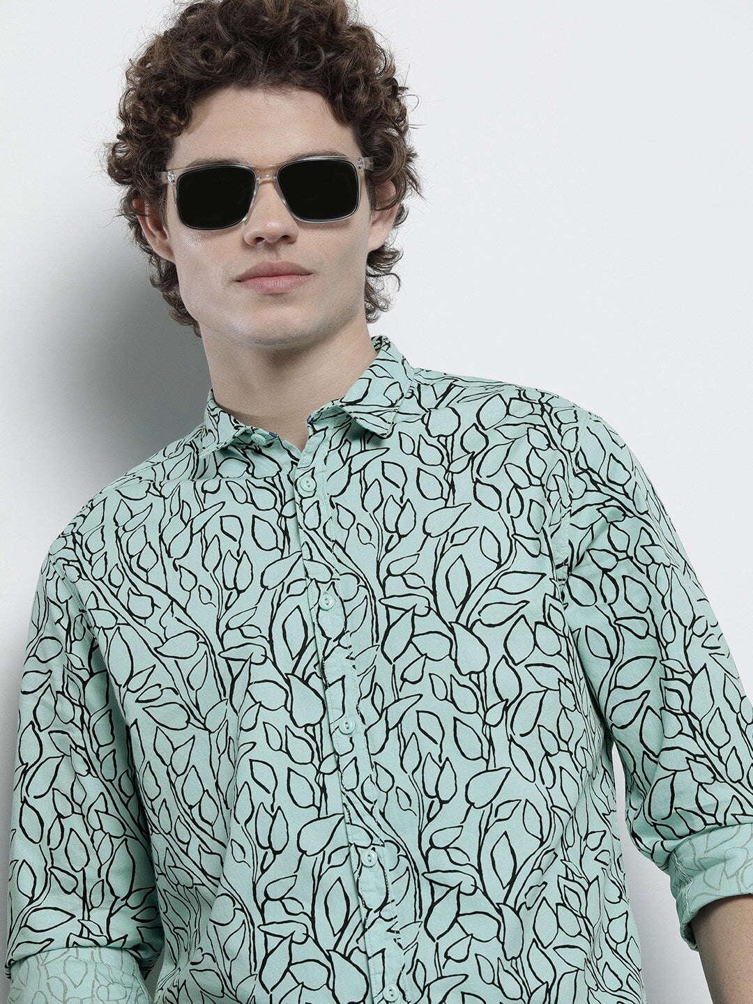 Men's Abstract Printed Shirt