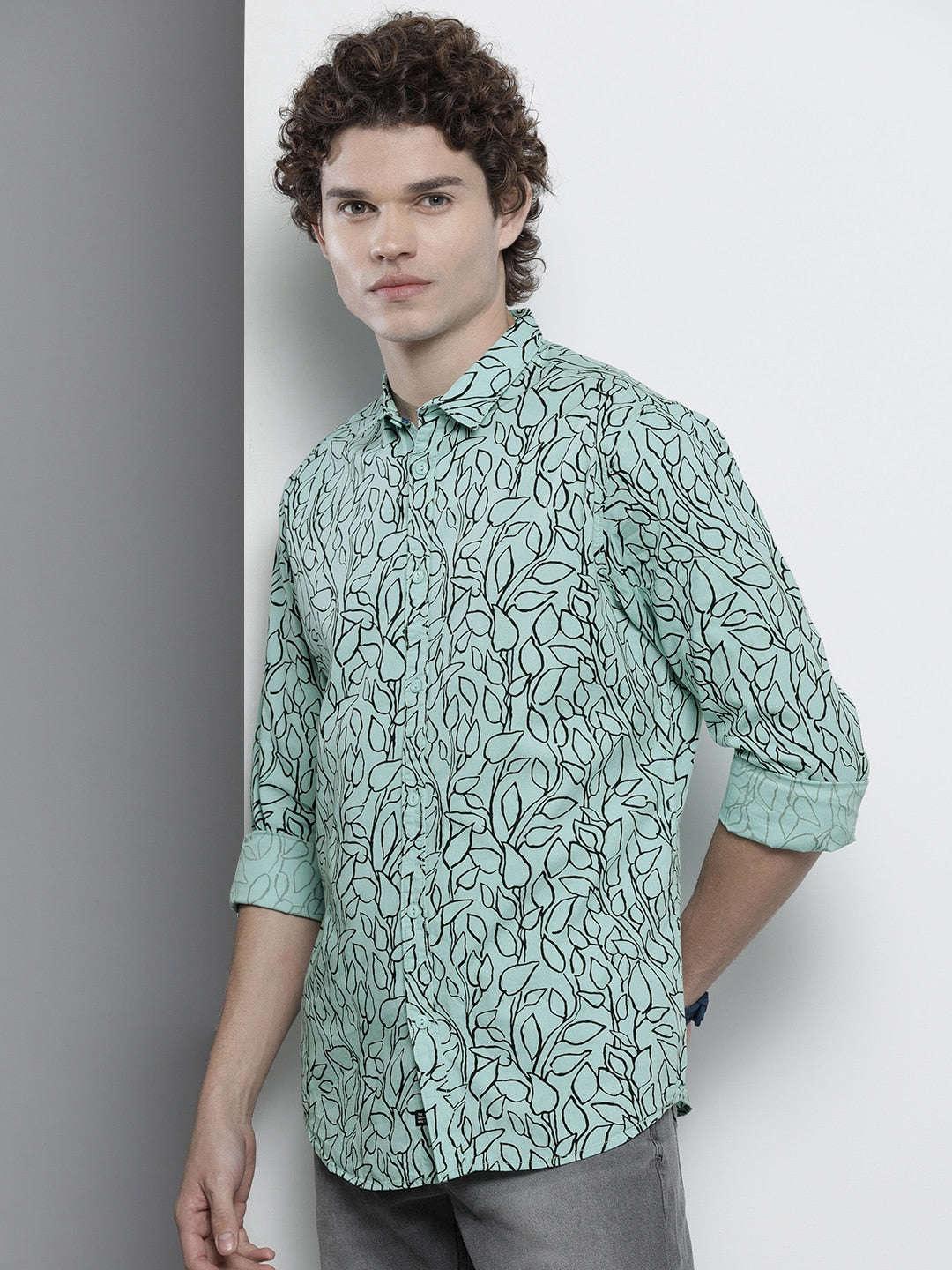 Men's Abstract Printed Shirt