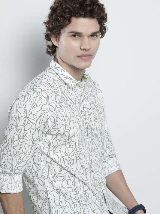 Men's Abstract Printed Shirt