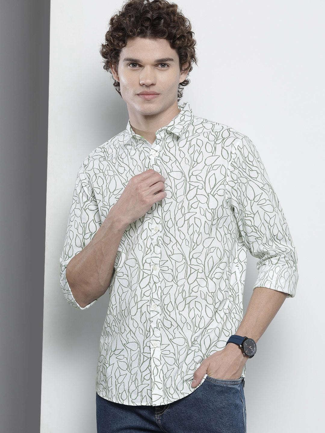 Men's Abstract Printed Shirt