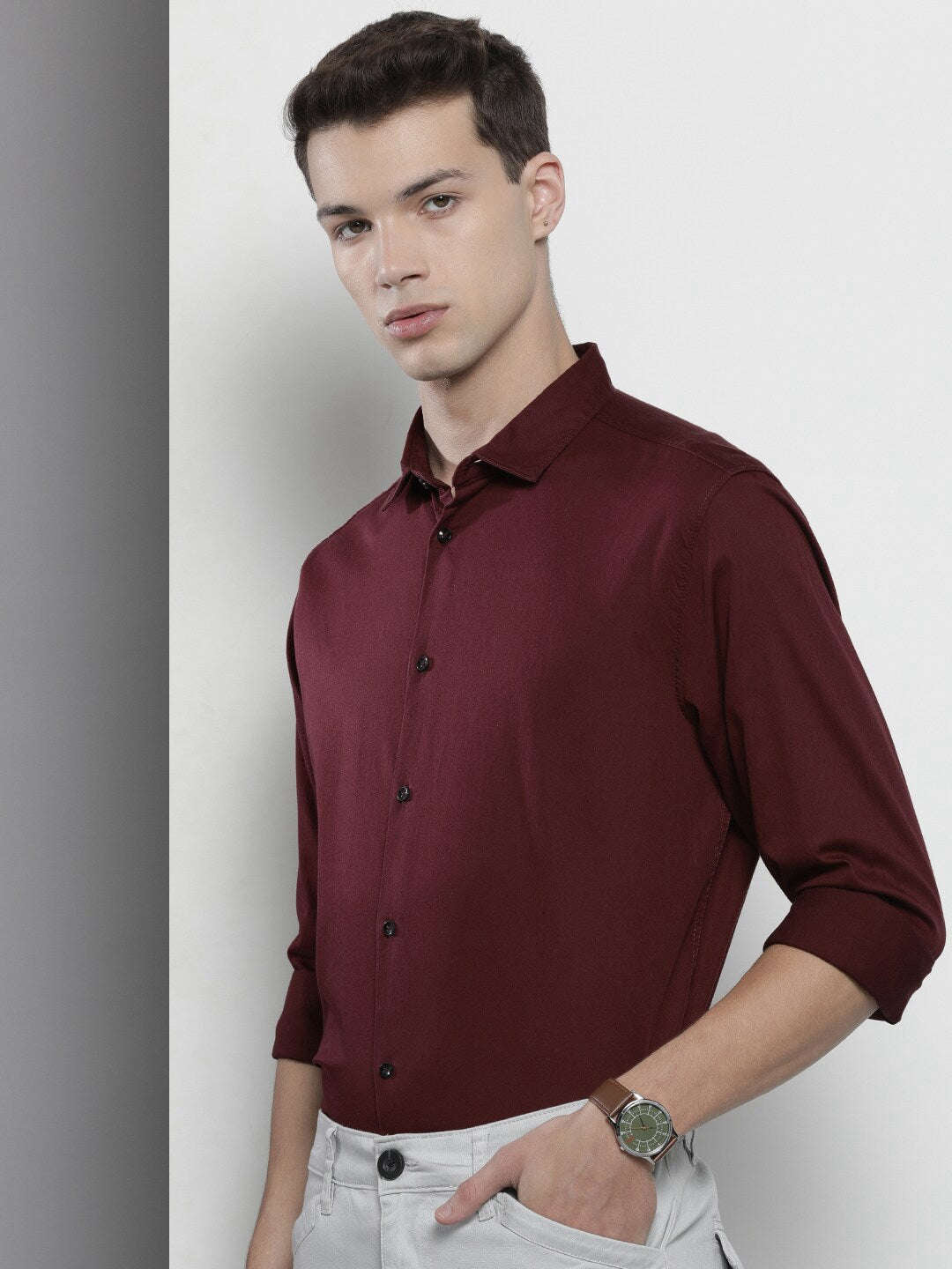 Men's Solid Shirt