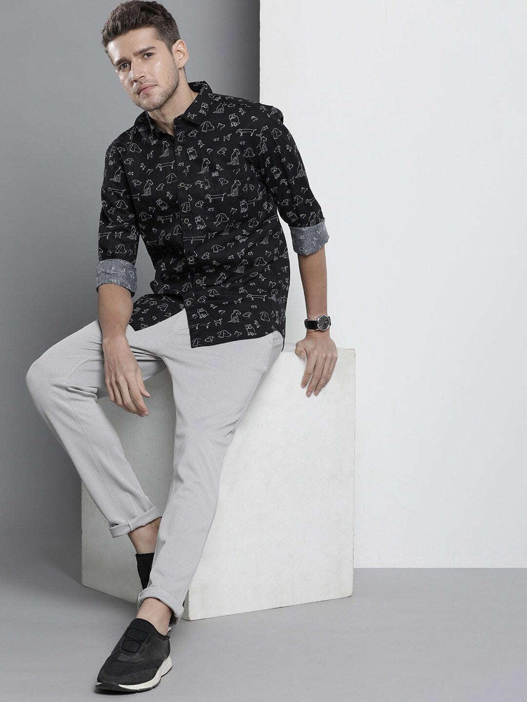 Men's Quirky Printed Shirt