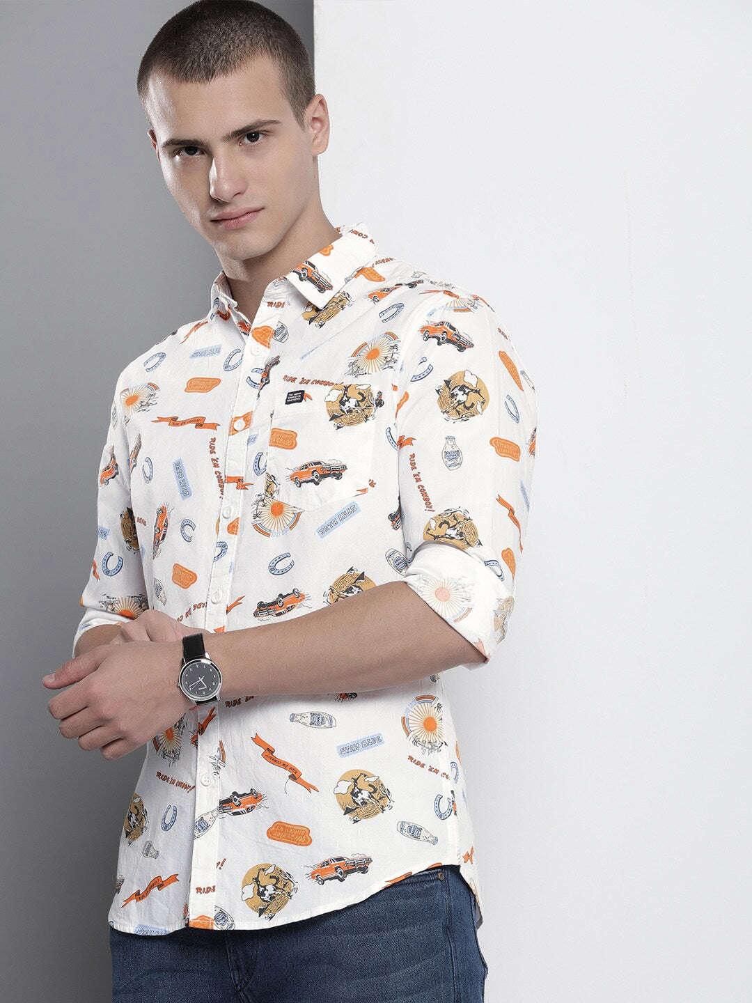 Men's Quirky Printed Shirt