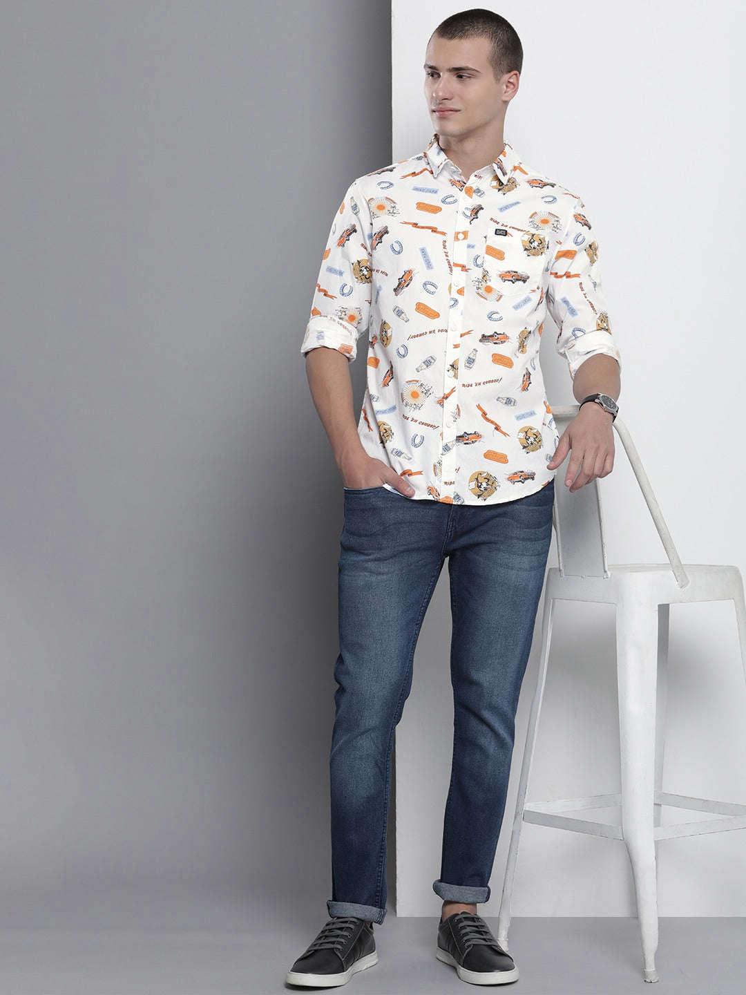 Men's Quirky Printed Shirt