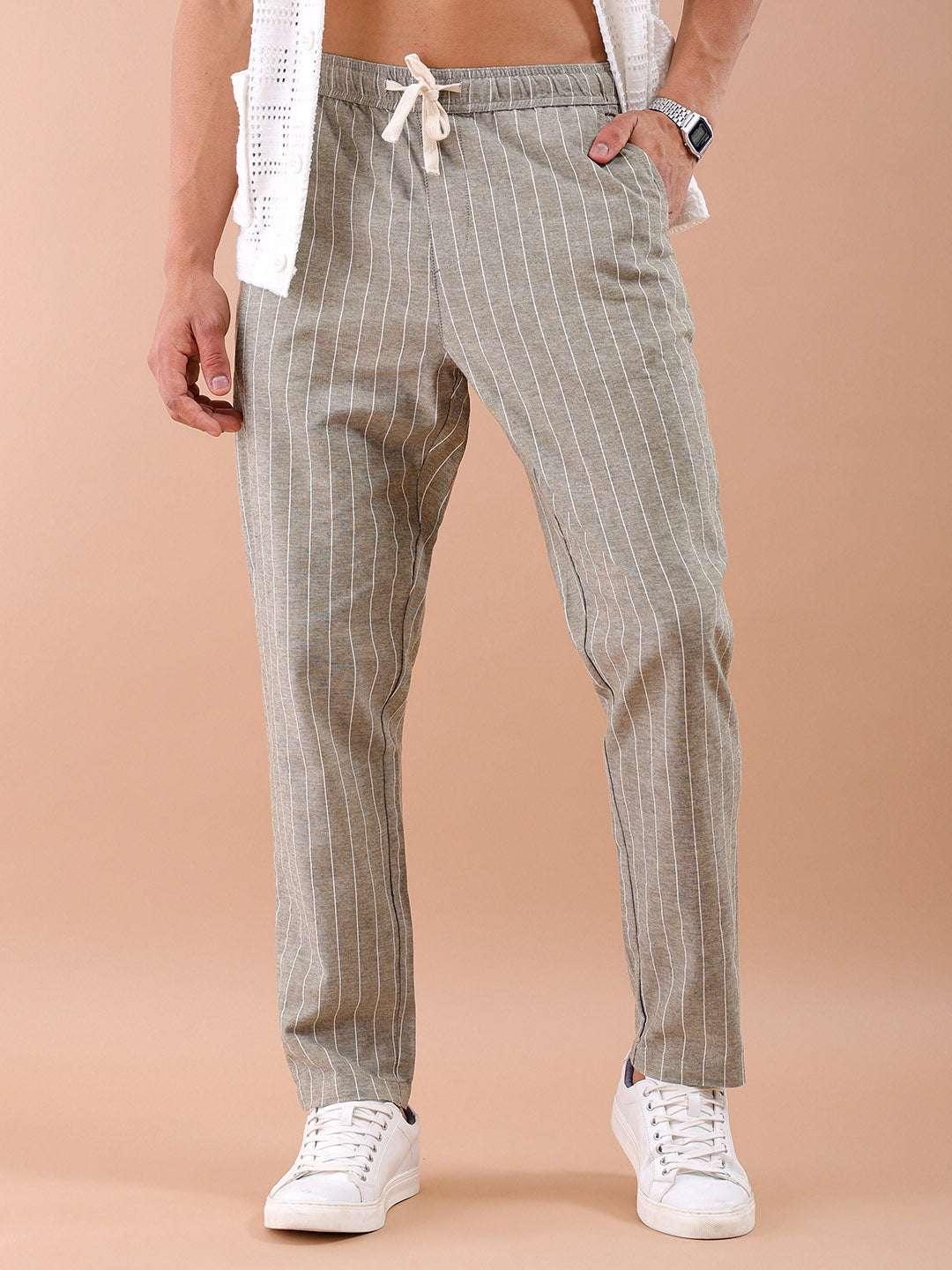 Men's Striped Trouser