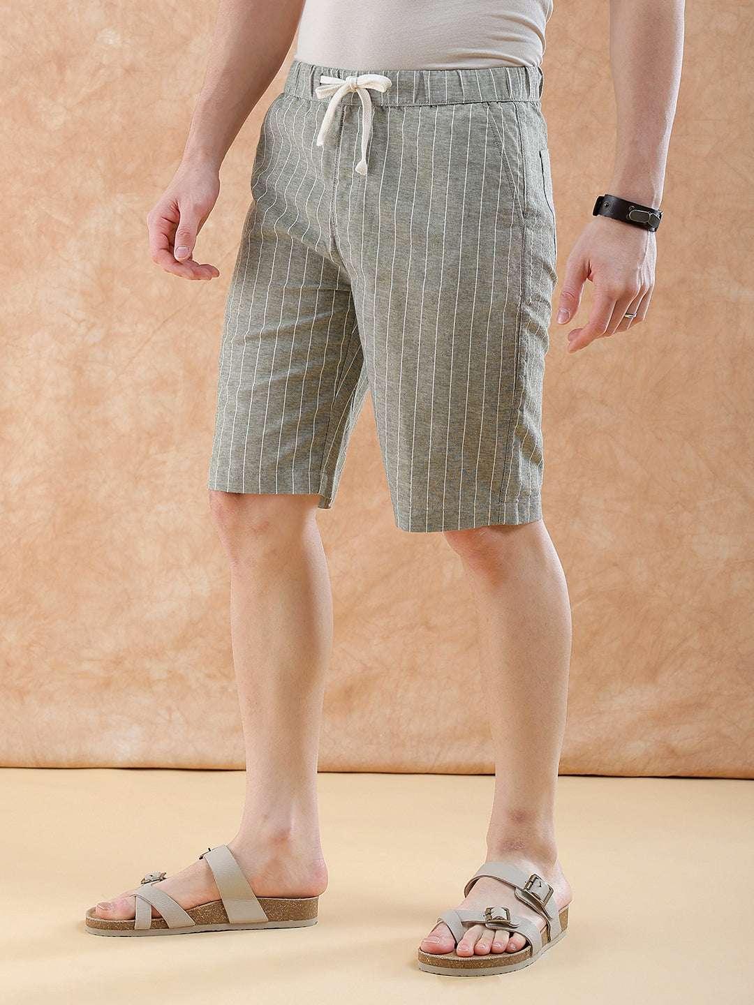 Men's Striped Shorts