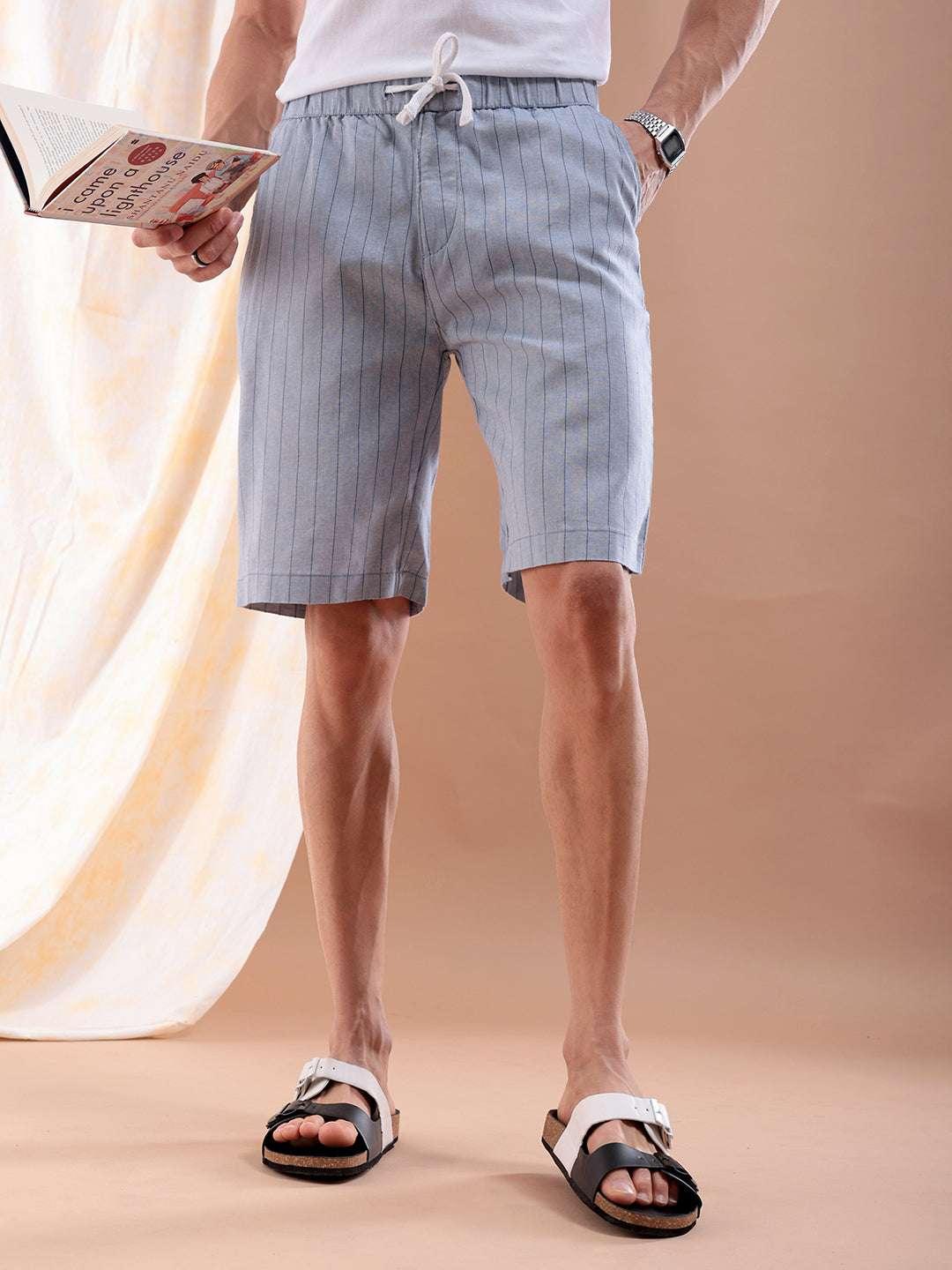 Men's Striped Shorts