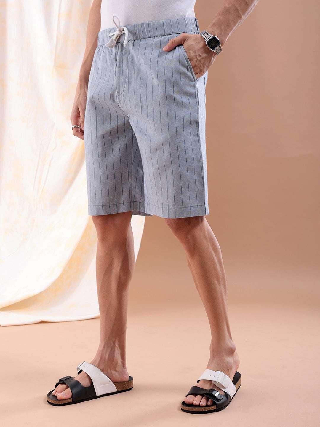 Men's Striped Shorts