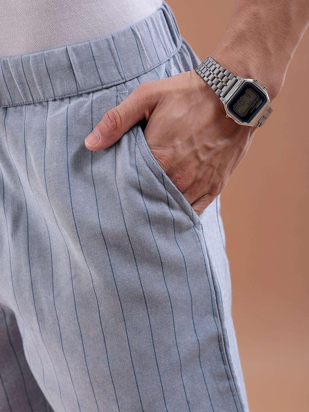 Men's Striped Shorts