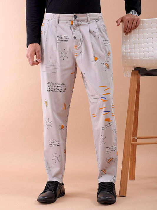 Men's Printed Trouser