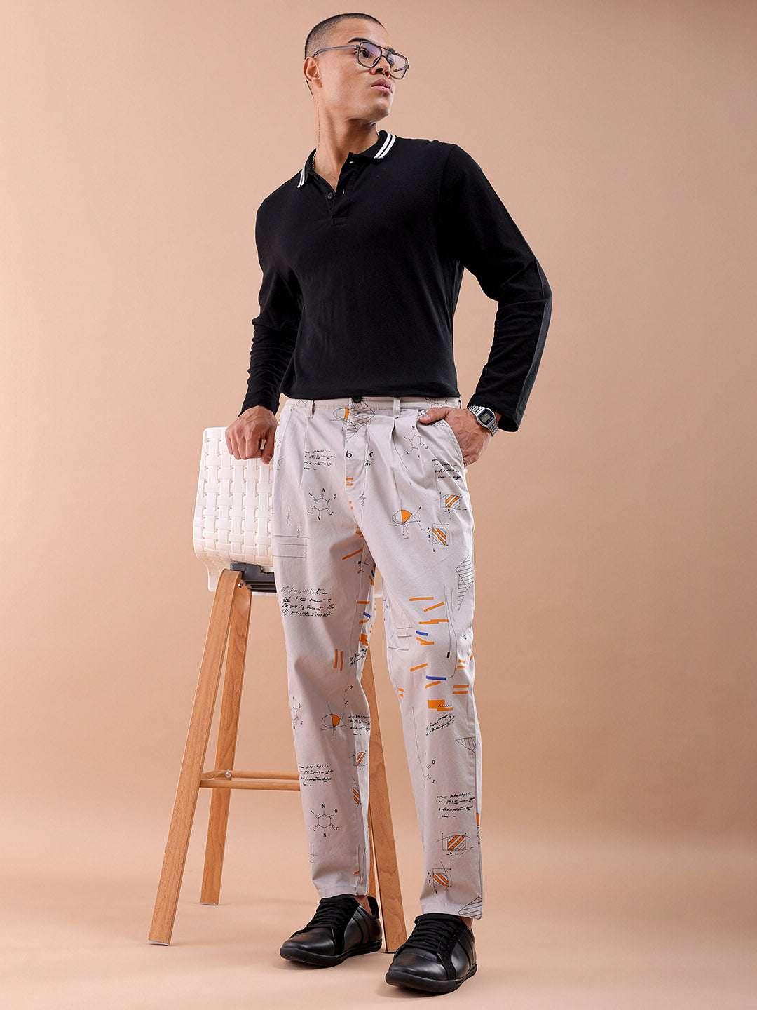 Men's Printed Trouser