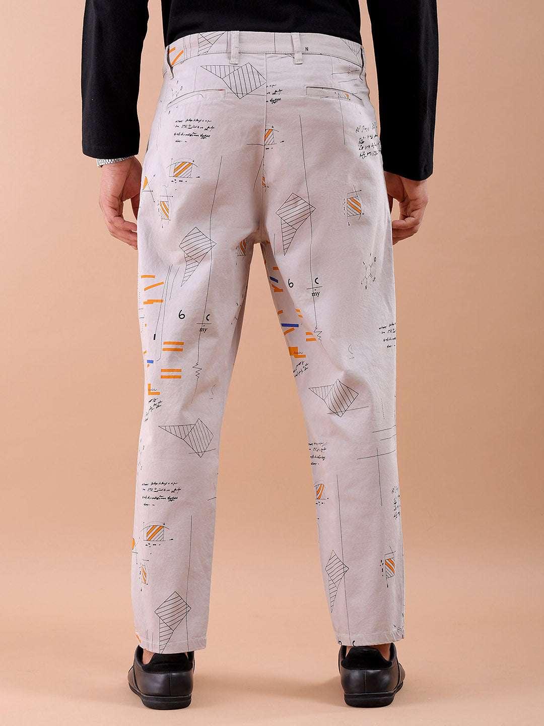 Men's Printed Trouser