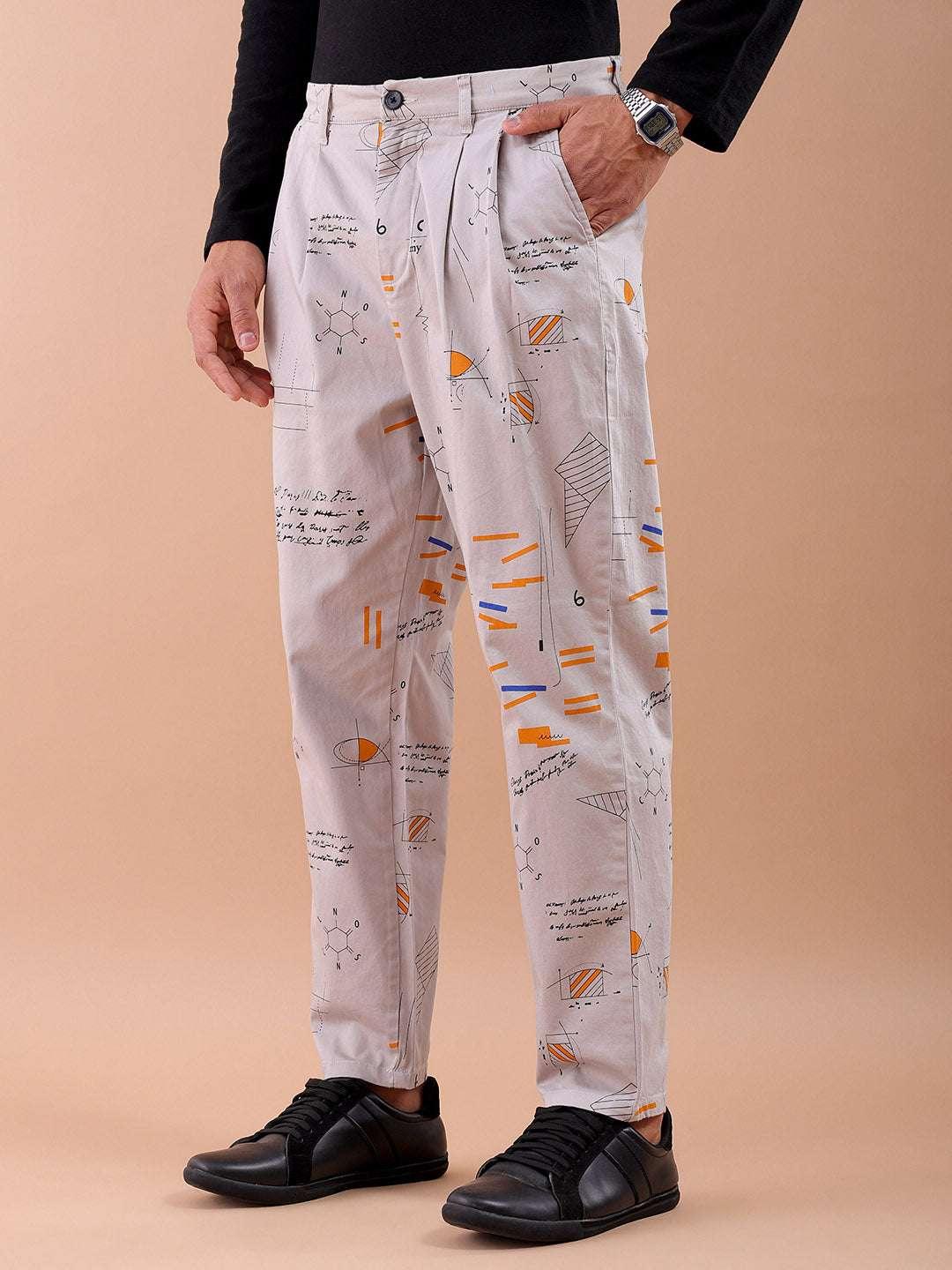 Men's Printed Trouser