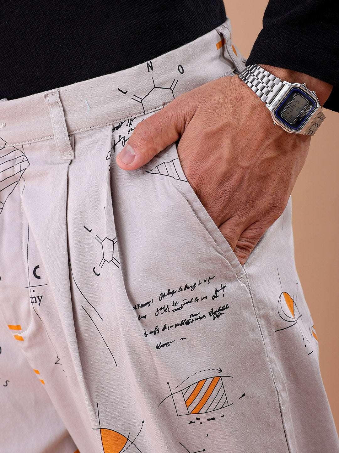 Men's Printed Trouser