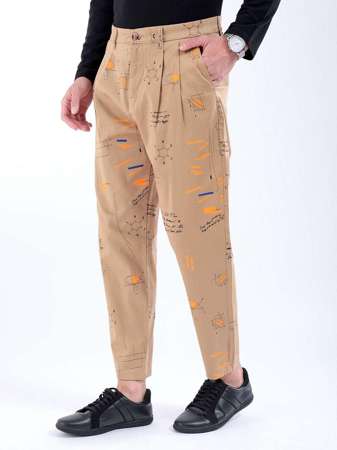 Men's Printed Trouser