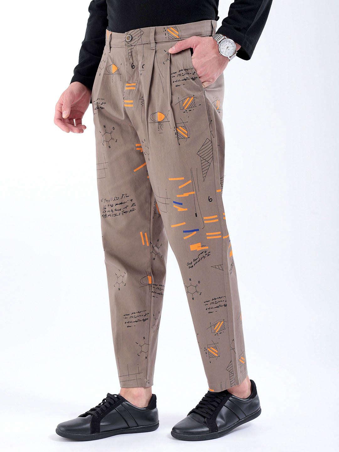 Men's Printed Trouser