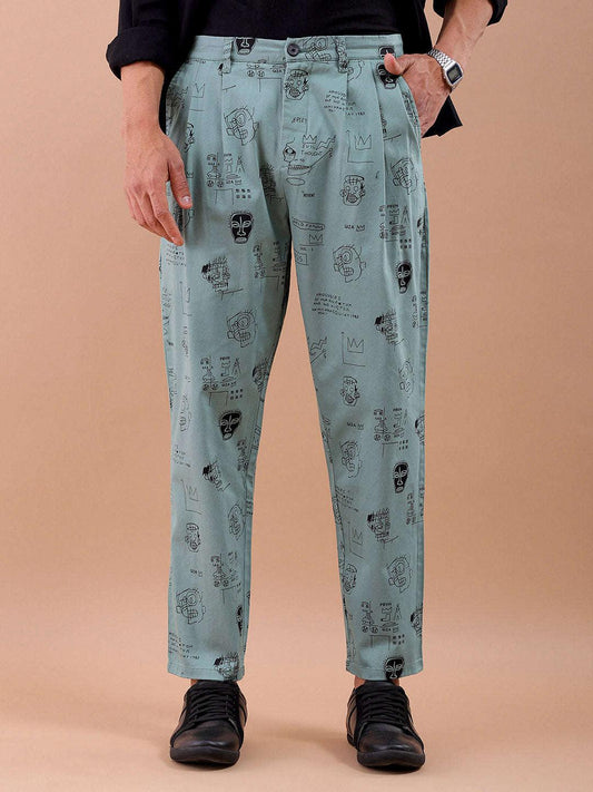 Men's Printed Trouser