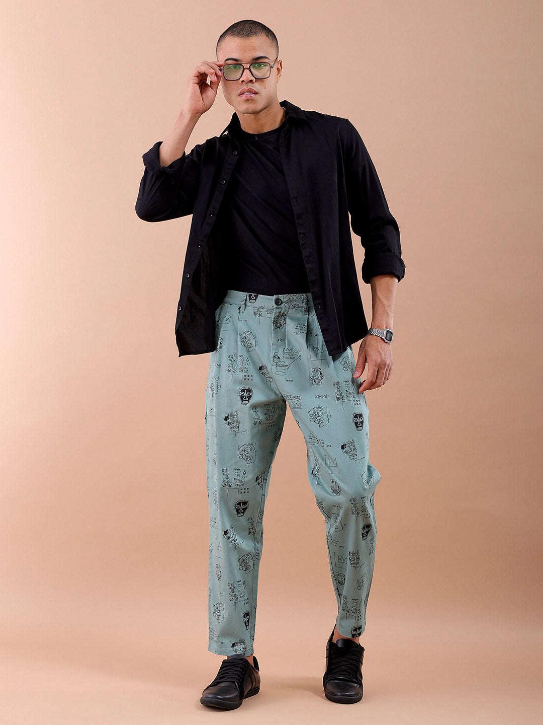 Men's Printed Trouser