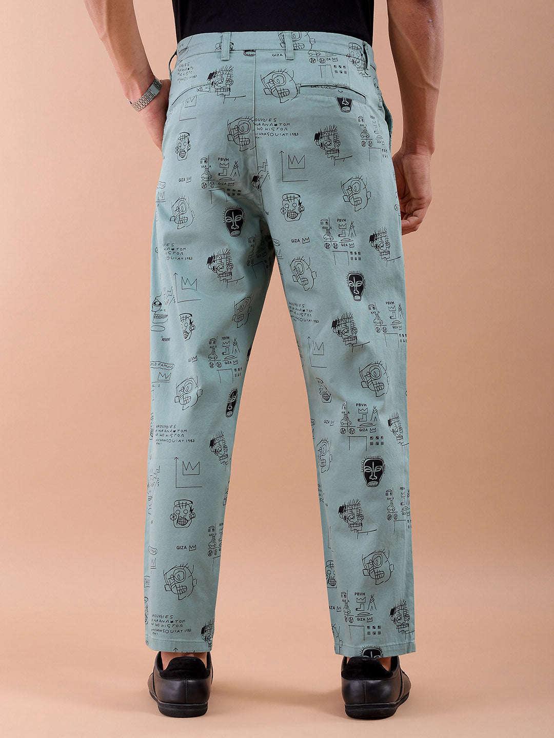 Men's Printed Trouser