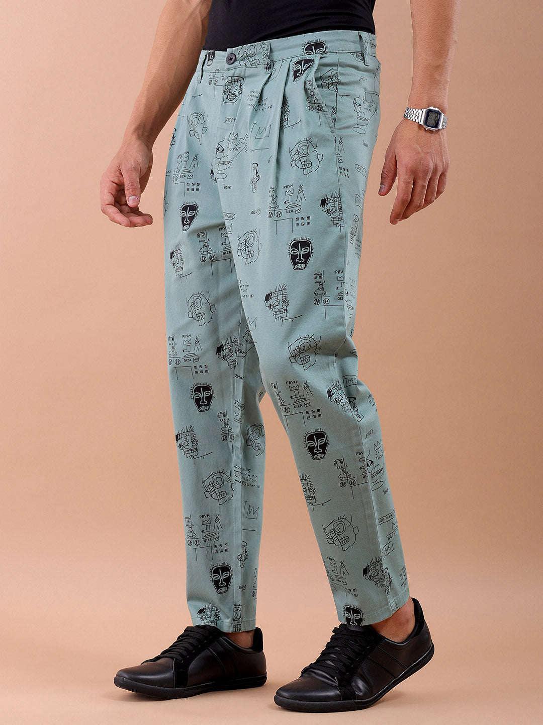 Men's Printed Trouser