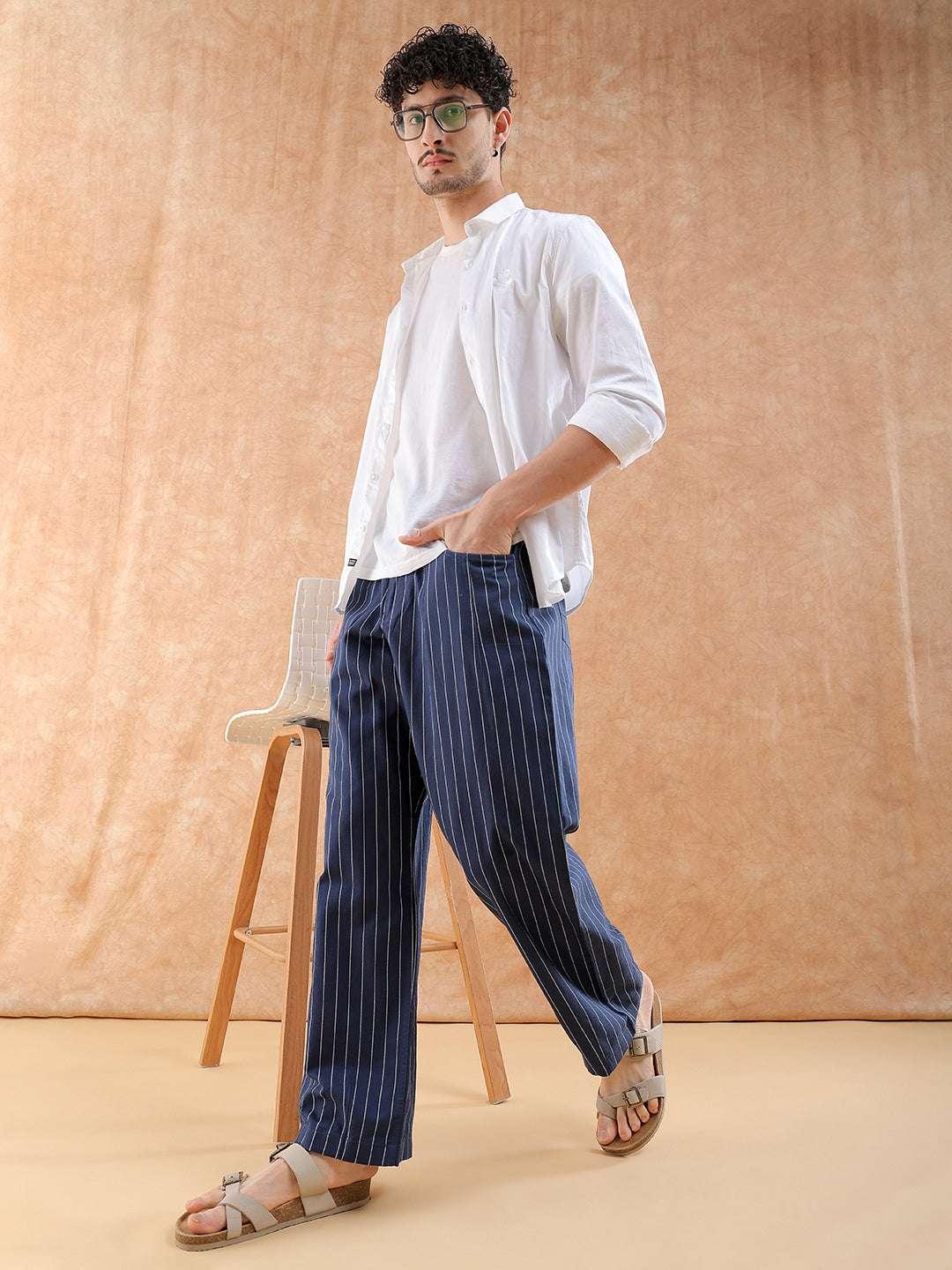 Men's Striped Trouser