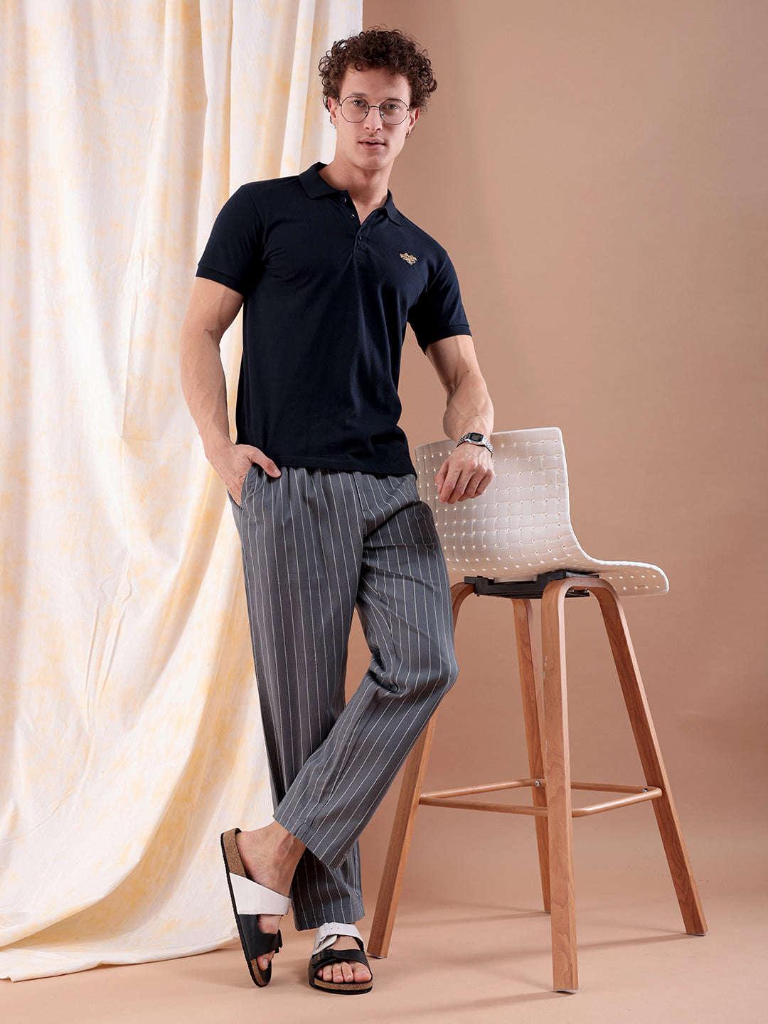 Men's Striped Trouser