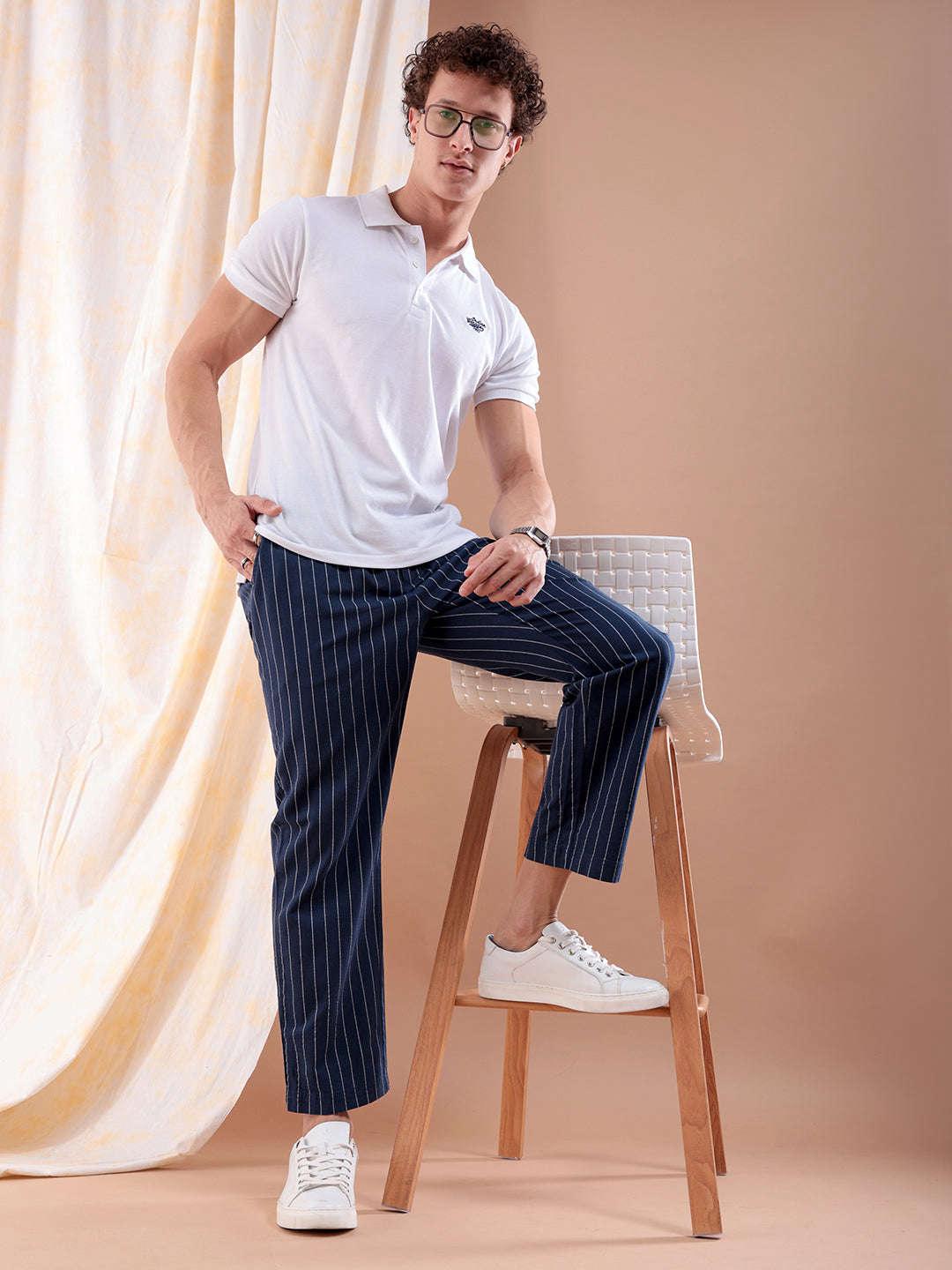 Men's Striped Trouser