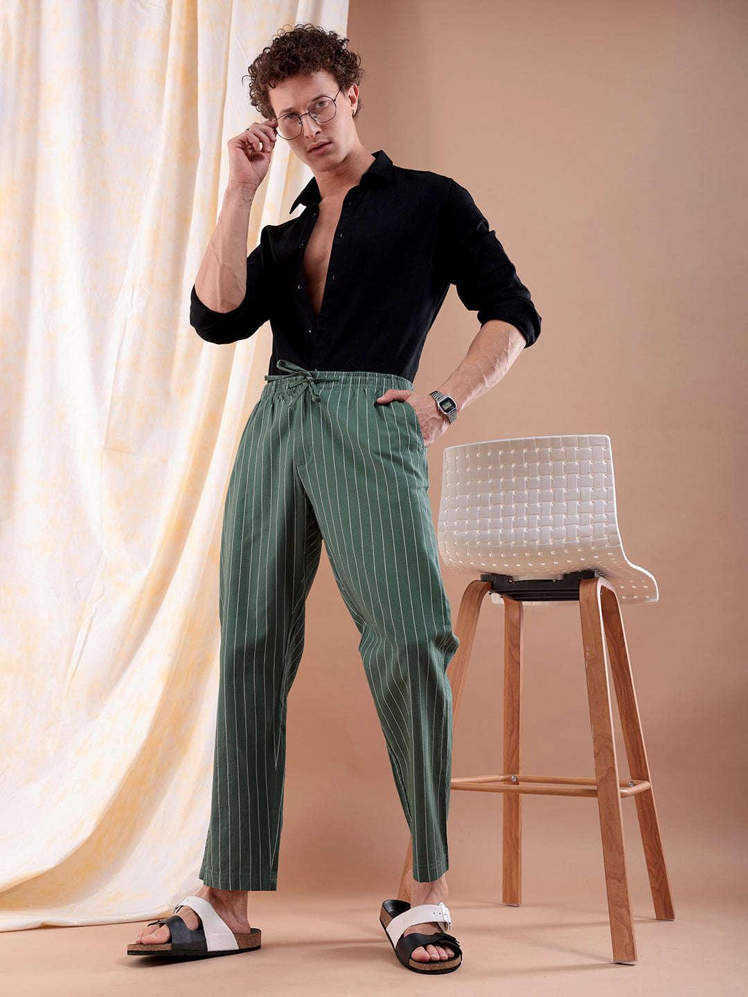 Men's Striped Trouser