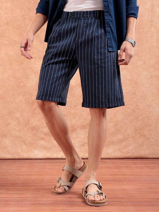 Men's Striped Shorts