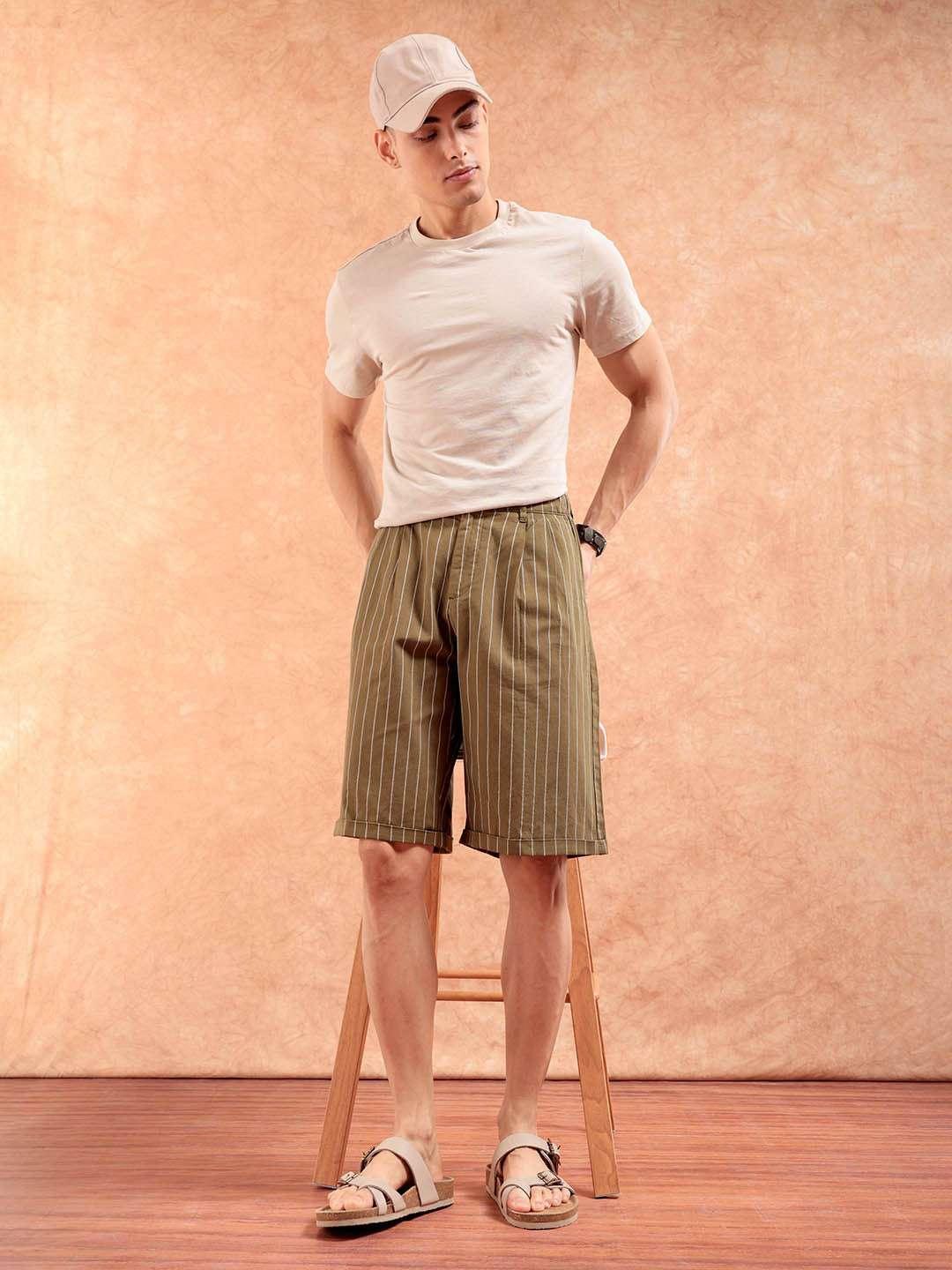 Men's Striped Shorts