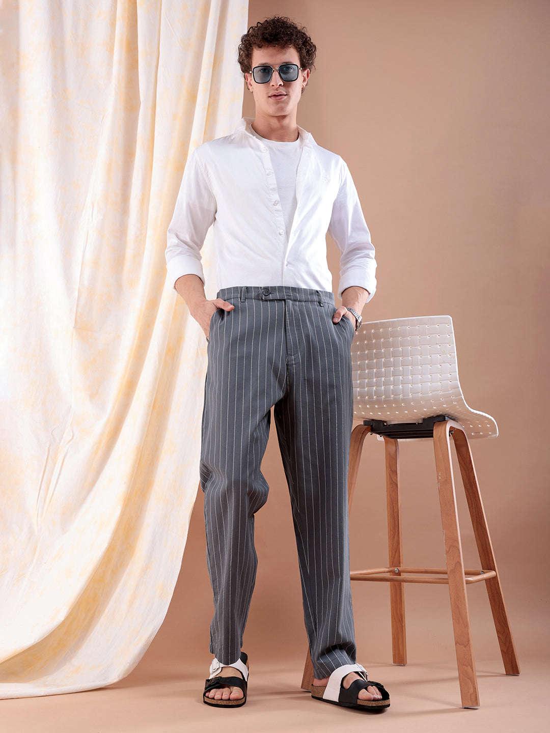 Men's Striped Trouser