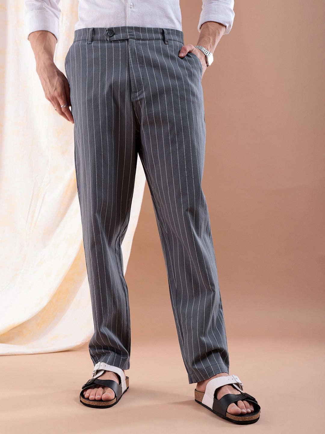 Men's Striped Trouser