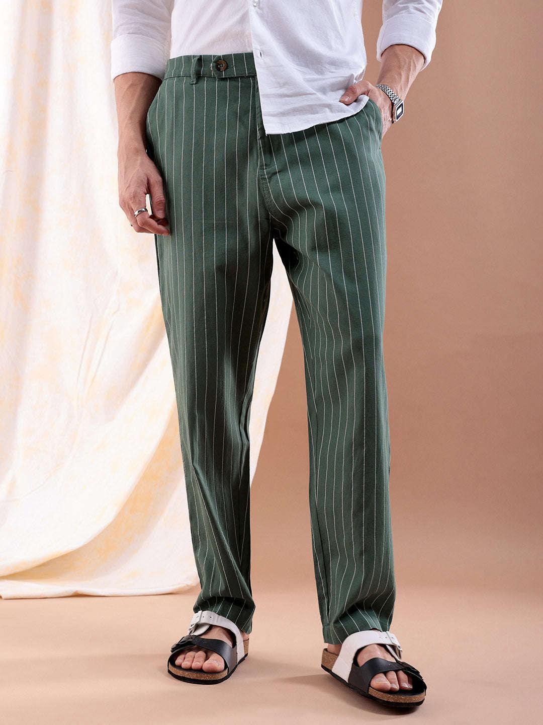 Men's Striped Trouser