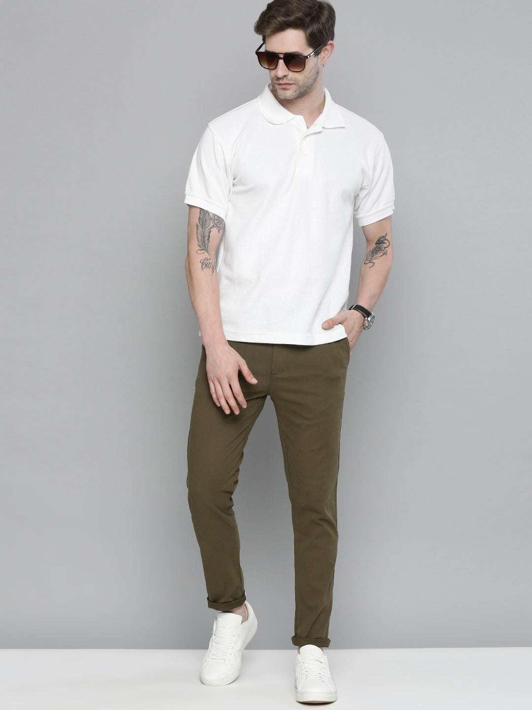 Men's Solid Chino