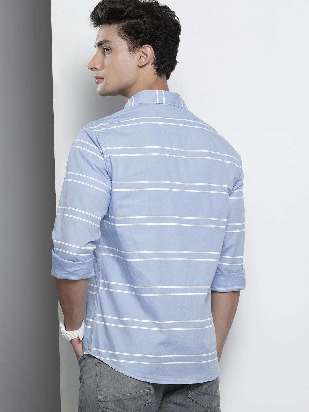 Men's Striped Casual Shirt