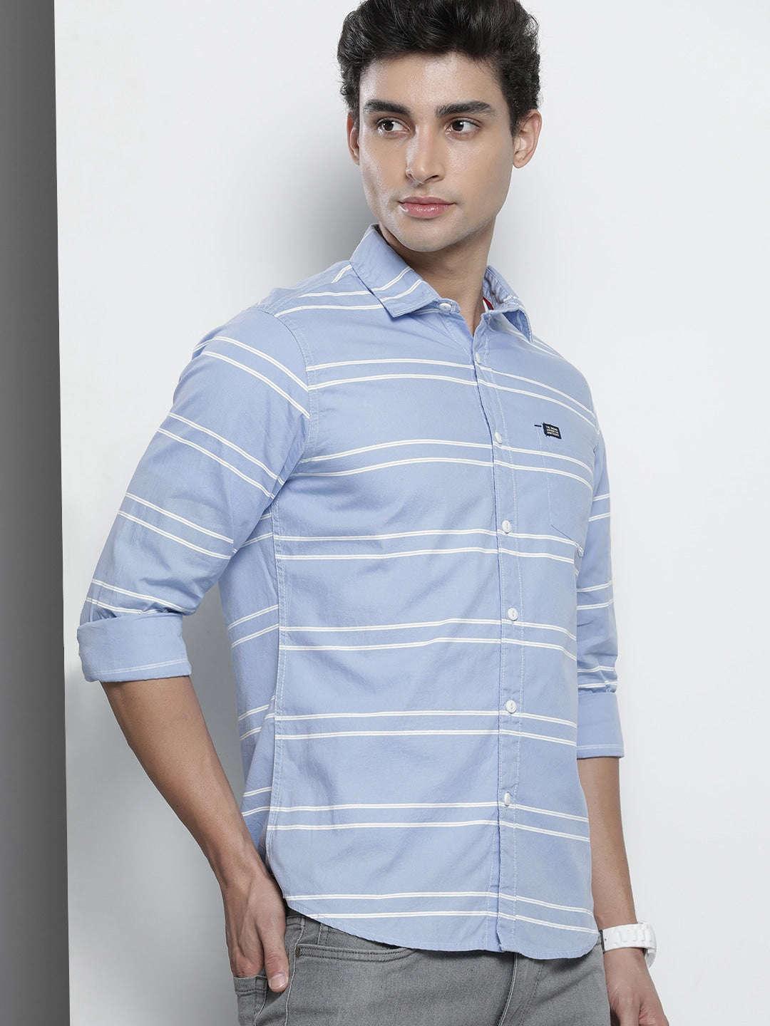 Men's Striped Casual Shirt