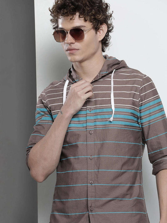 Men's Striped Casual Shirt