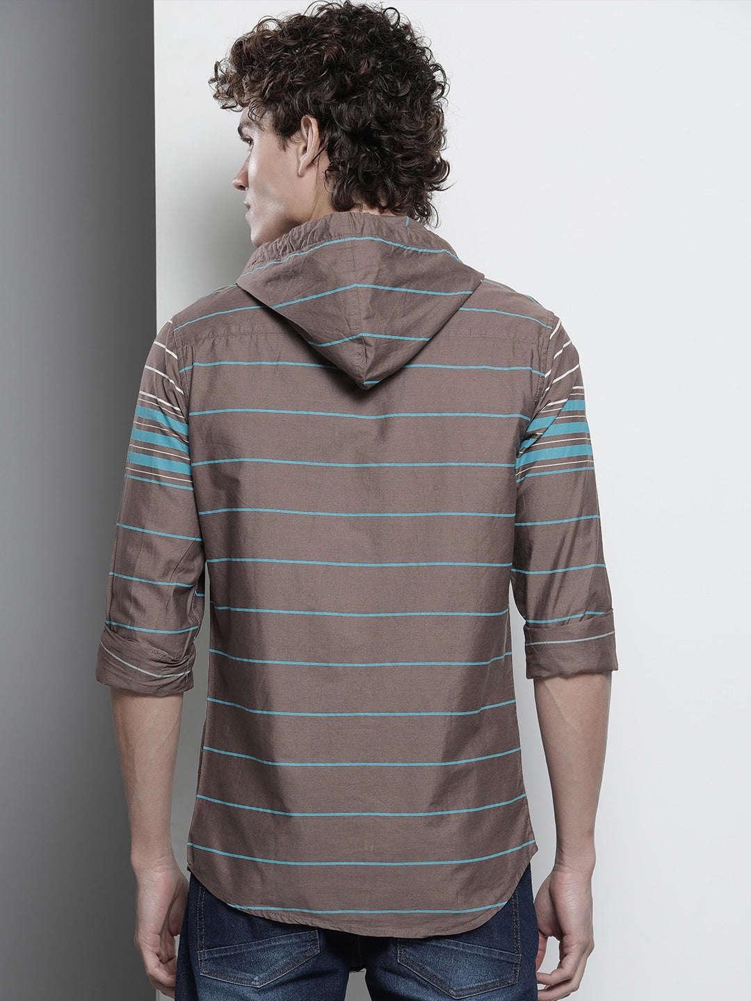 Men's Striped Casual Shirt