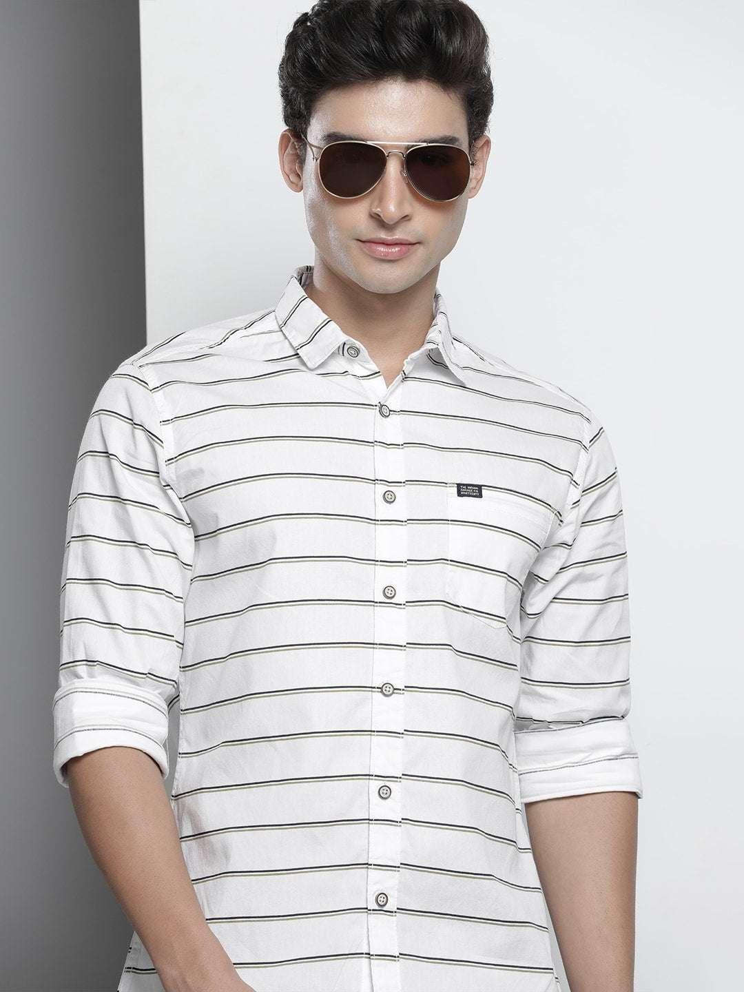 Men's Striped Casual Shirt