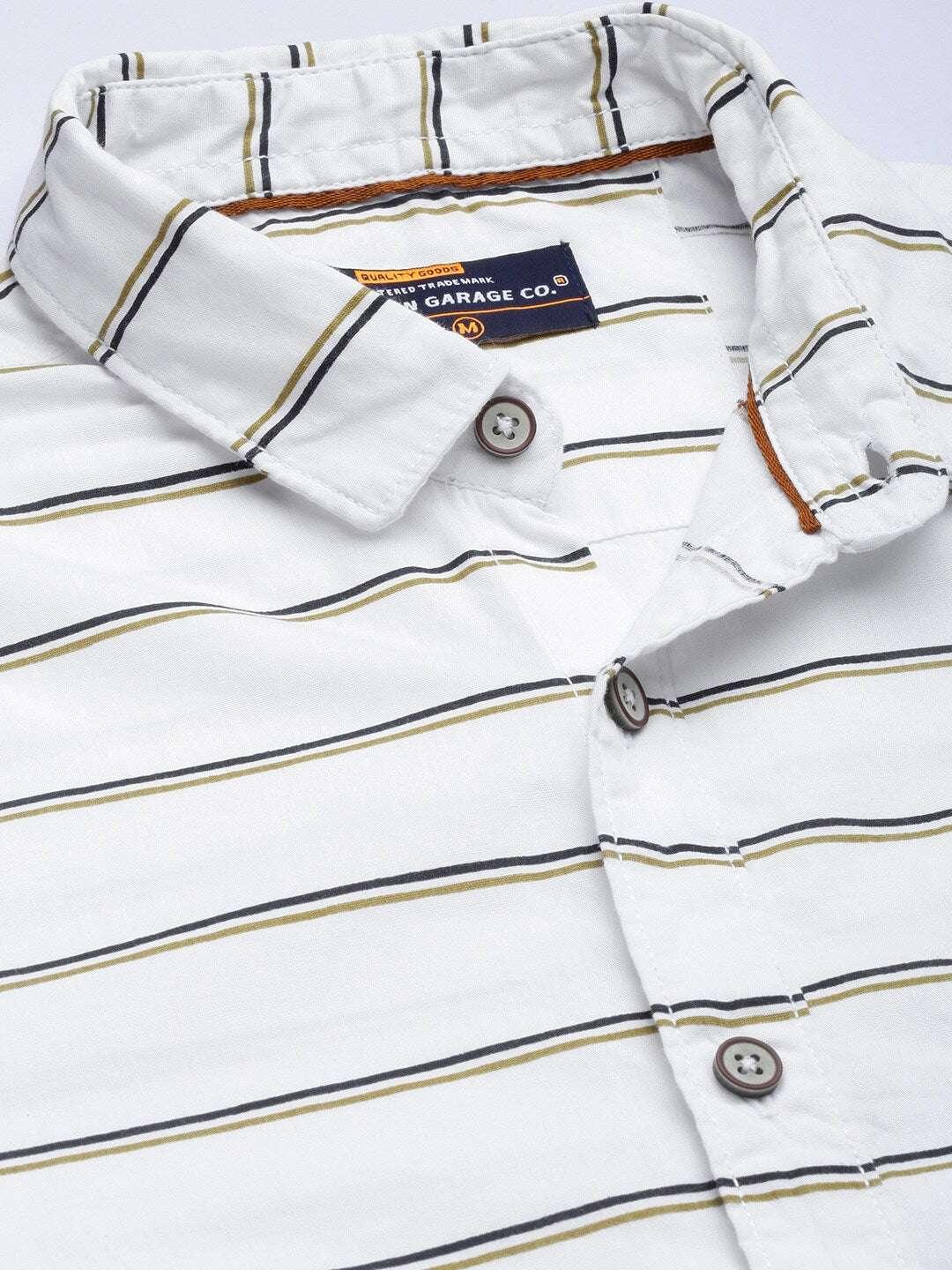 Men's Striped Casual Shirt