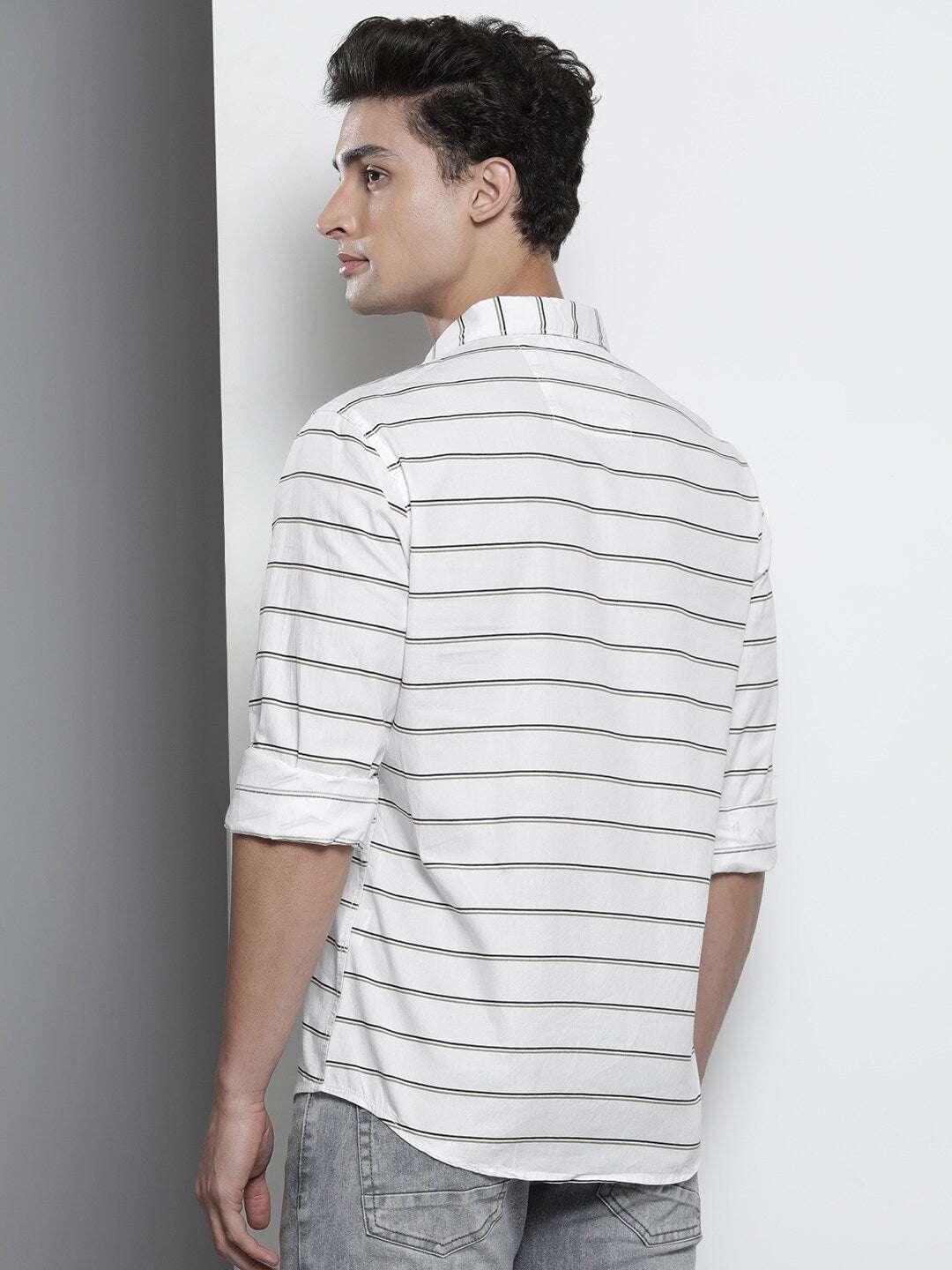 Men's Striped Casual Shirt