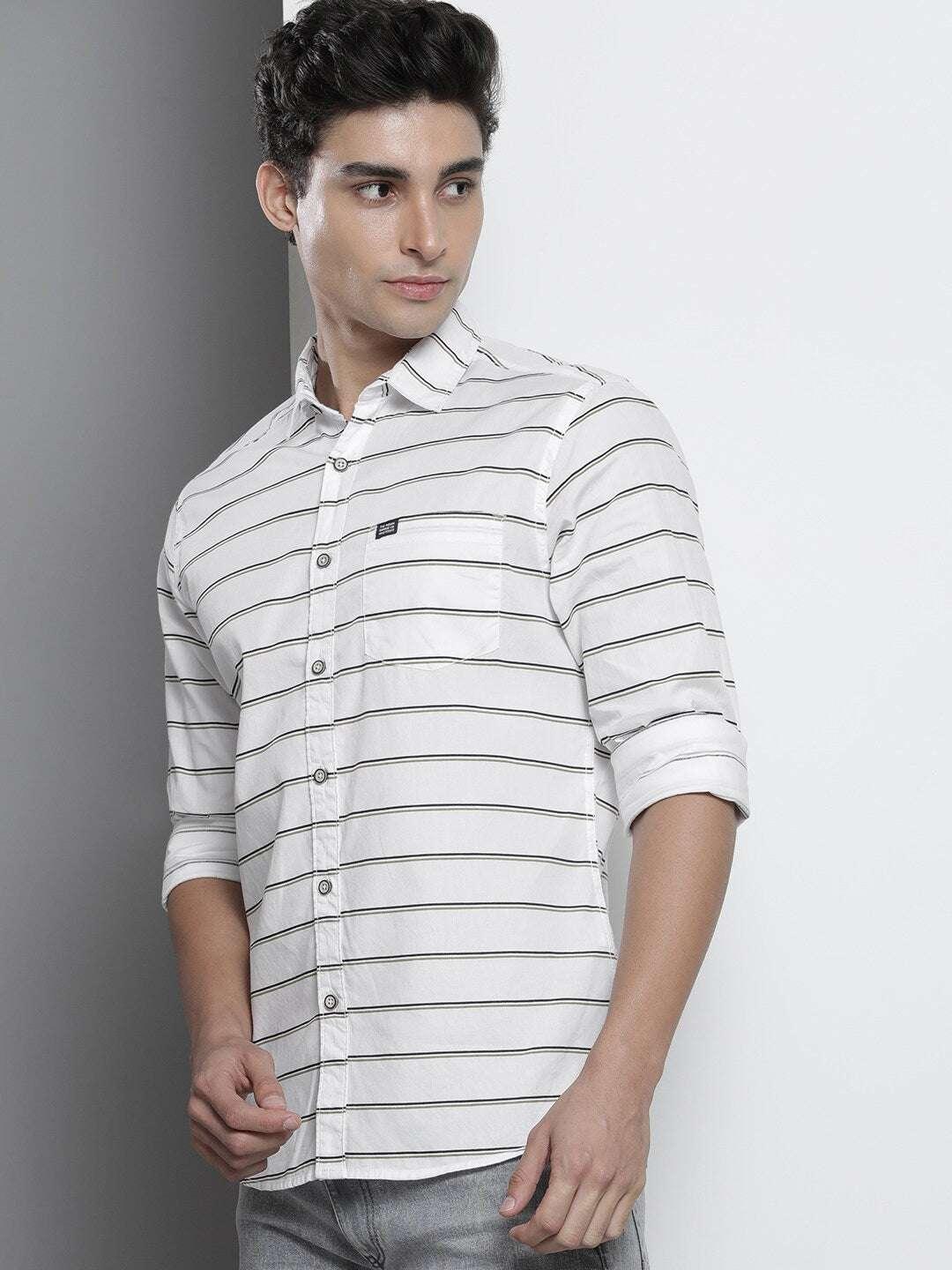 Men's Striped Casual Shirt