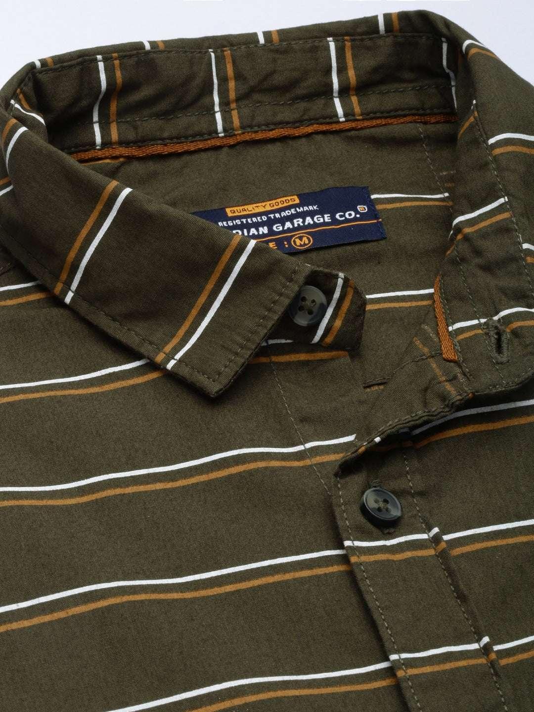 Men's Striped Casual Shirt