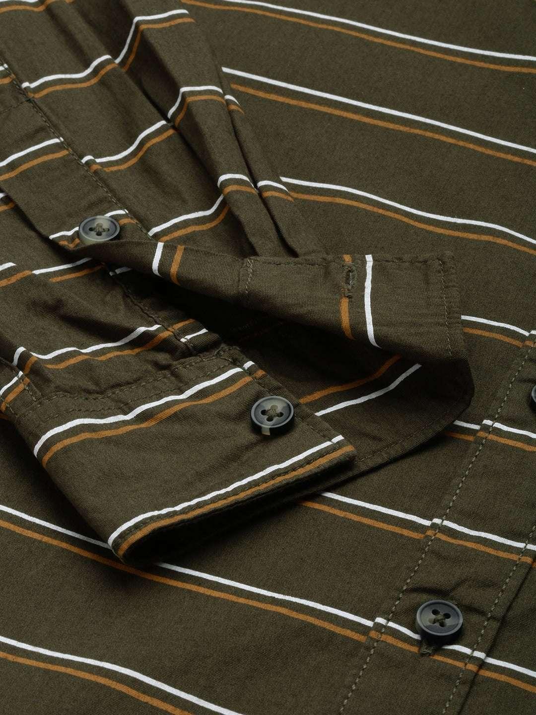 Men's Striped Casual Shirt