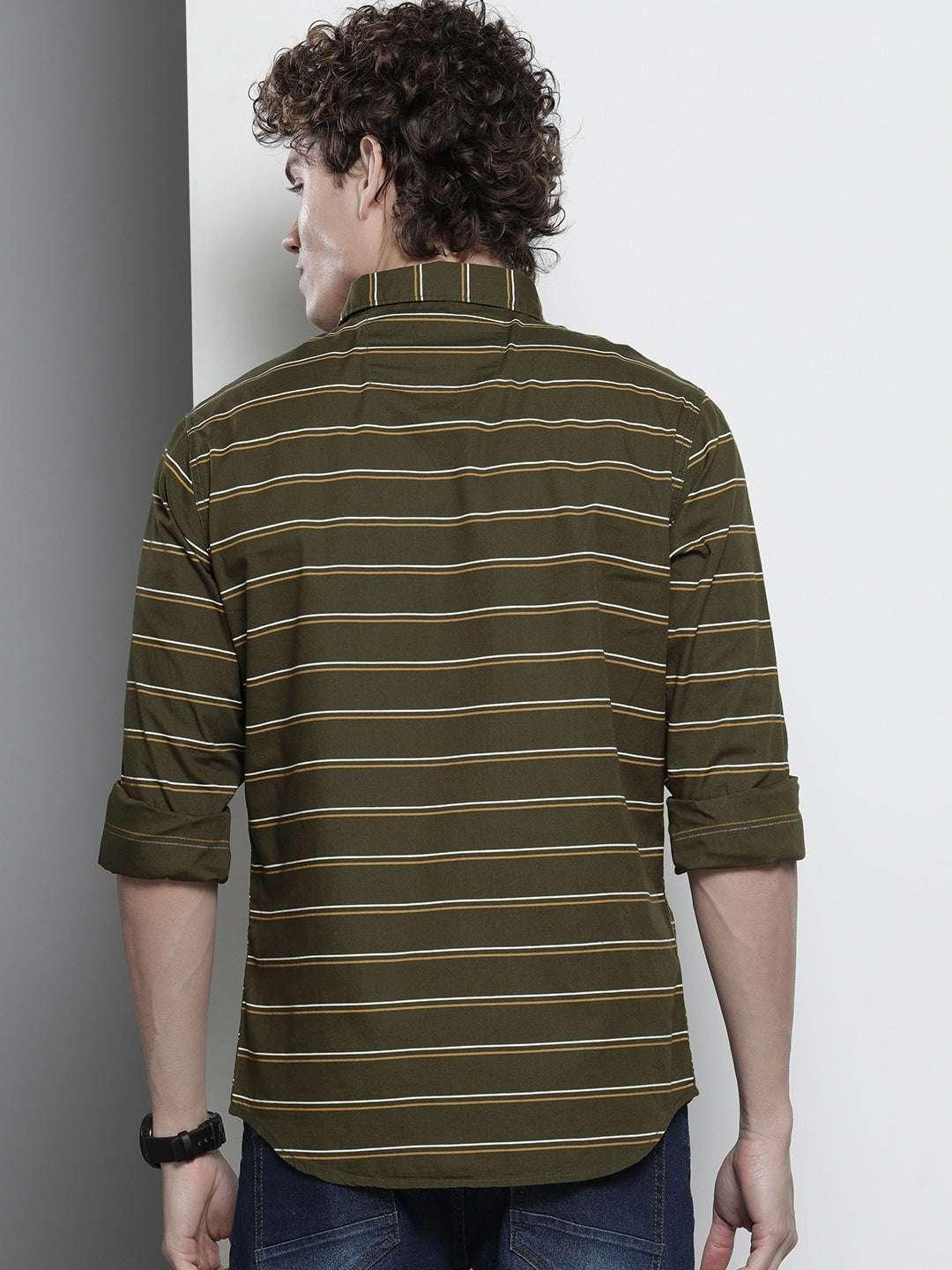 Men's Striped Casual Shirt