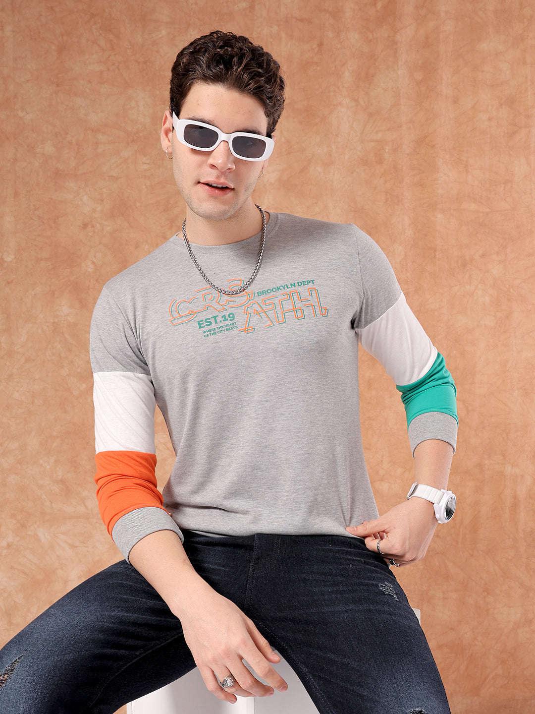 Men's Colourblocked T-Shirt