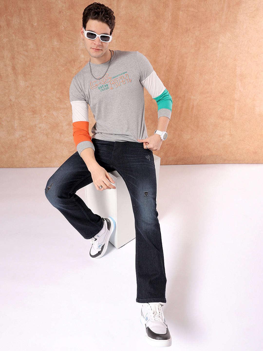 Men's Colourblocked T-Shirt