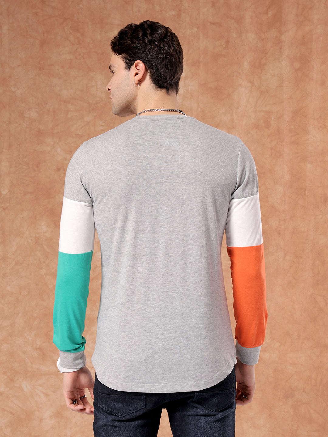 Men's Colourblocked T-Shirt