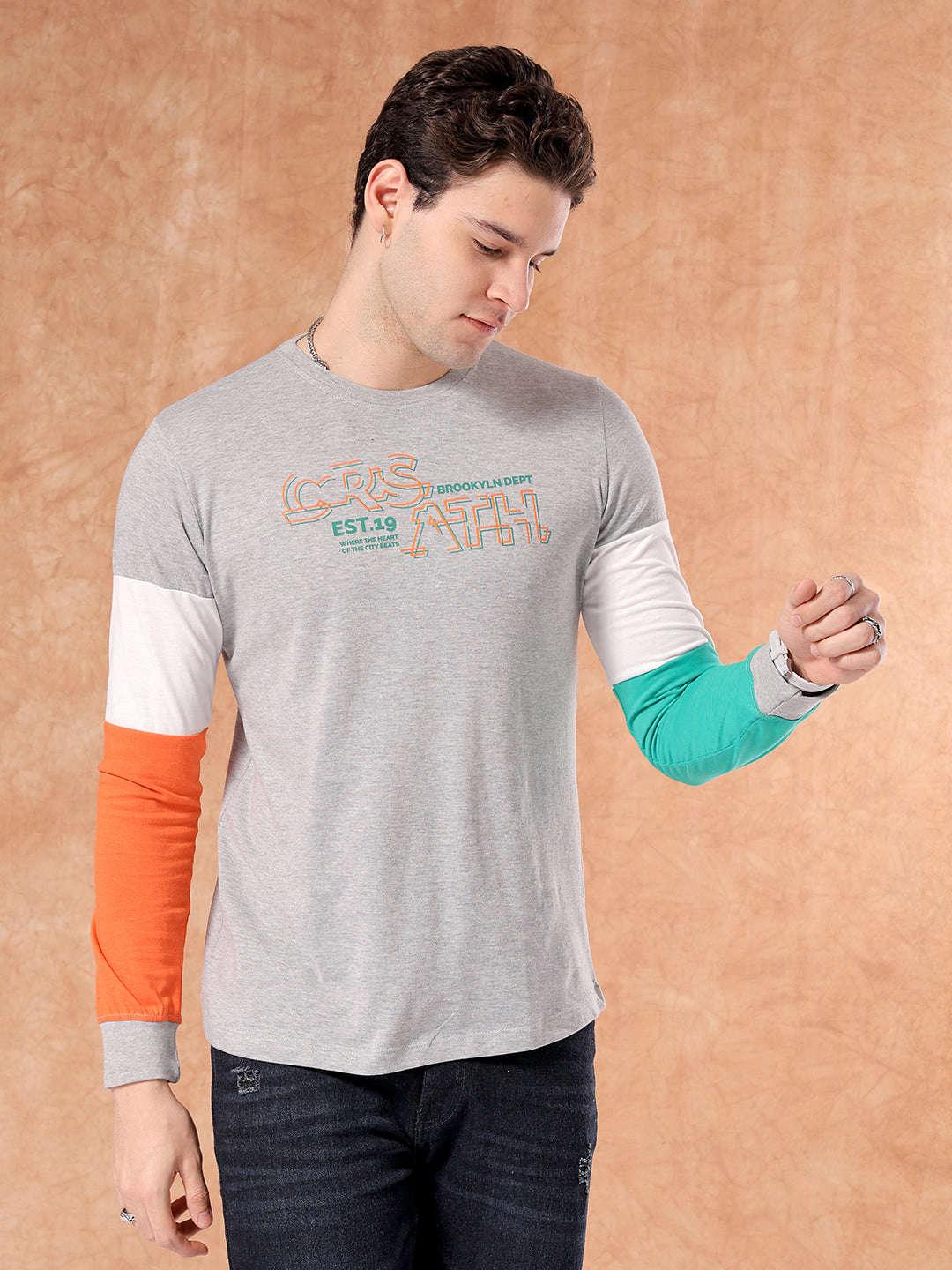 Men's Colourblocked T-Shirt